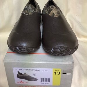 REALTREE XTRA - MENS ALL WEATHER SLIP ON FOOTWEAR - Camo and Brown